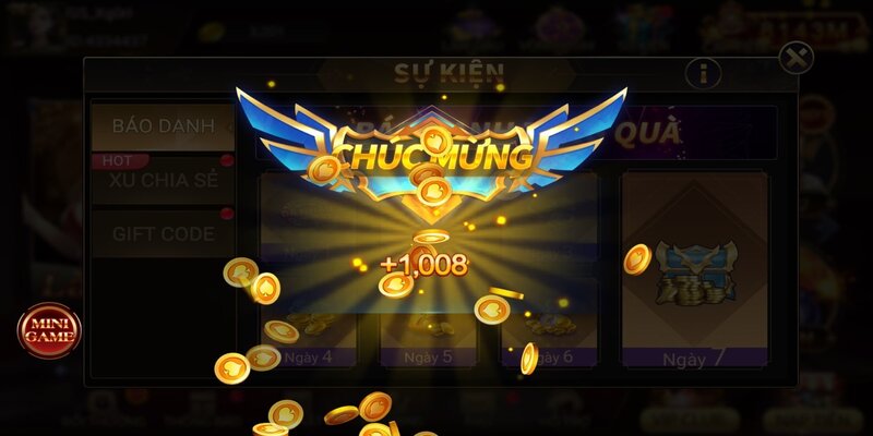 Sảnh game cung cấp những ưu đãi cực lớn, phần thưởng cực khủng